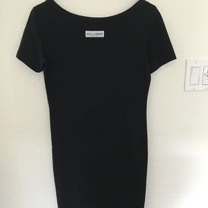 COPY - Awesome Dolce and Gabbana Black Cotton Dre…